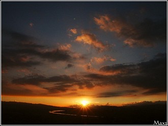 Sunset at my hometowm