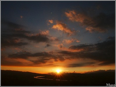 Sunset at my hometowm