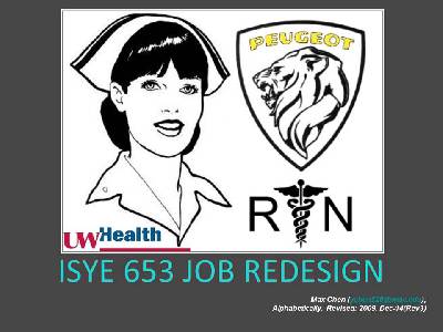 Nursing Job Redesign