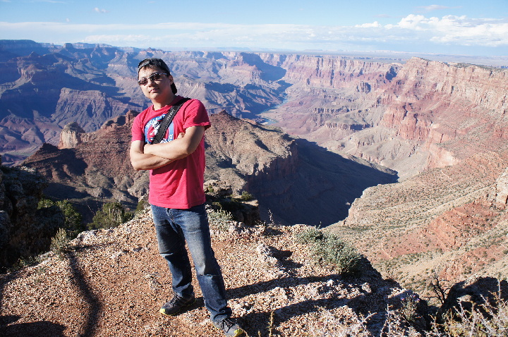 Max in Grand Canyon.